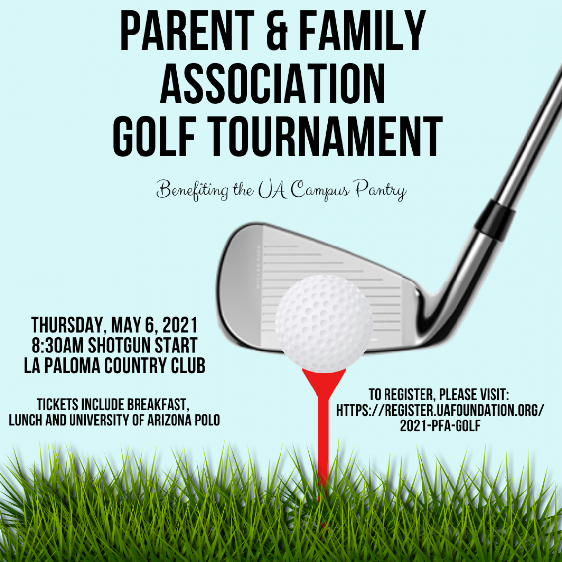 Campus Pantry Golf Tournament Flyer